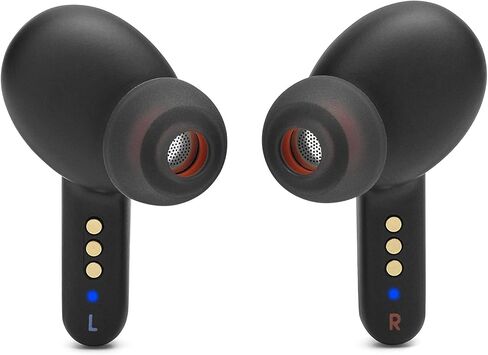 JBL Live PRO+ TWS True Wireless in-Ear Noise Cancelling Bluetooth Headphones, Up to 28H of Battery, Microphones, Wireless Charging, Hey Google and Amazon Alexa (Black) in Saudi Arabia