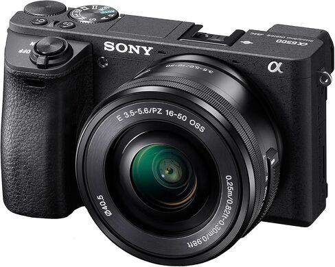 Sony Alpha a6500 Mirrorless Digital Camera Bundle with 2.95" LCD, Black (ILCE6500KIT) in Saudi Arabia