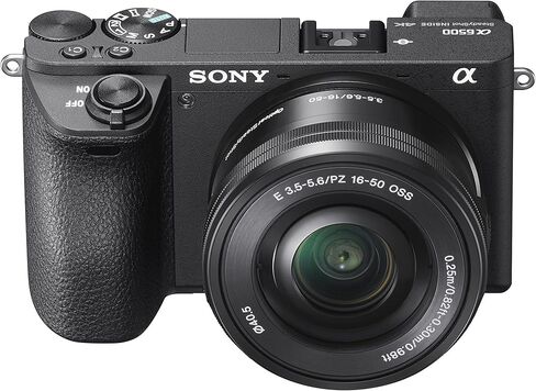 Sony Alpha a6500 Mirrorless Digital Camera Bundle with 2.95" LCD, Black (ILCE6500KIT) in Saudi Arabia