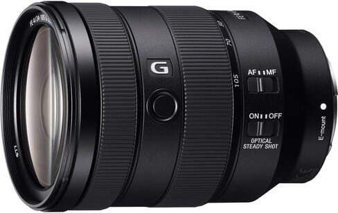 عدسة تكبير بإطار كامل من سوني (SEL24105G) FE 24-105mm F4 G OSS + حزمة تصوير الفوتوغرافية للفلاش وفلتر فائق سعة 64 جيجا in Kuwait