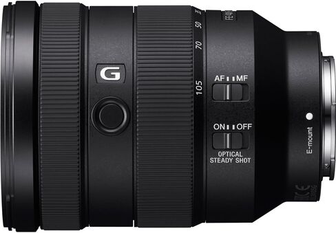 عدسة تكبير بإطار كامل من سوني (SEL24105G) FE 24-105mm F4 G OSS + حزمة تصوير الفوتوغرافية للفلاش وفلتر فائق سعة 64 جيجا in Kuwait
