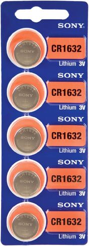 Sony CR1632 3 Volt Lithium Coin Cell Battery (5 Batteries) in Saudi Arabia