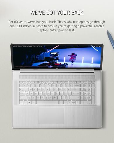 HP 17 Laptop PC, 11th Gen Intel Core i5-1155G7, 8 GB RAM, 512 GB SSD Storage, 17.3-inch Full HD IPS Display, Windows 11 Home, Anti-Glare Screen, Long Battery Life, Webcam & Mics (17-cn1020nr, 2021) in Saudi Arabia