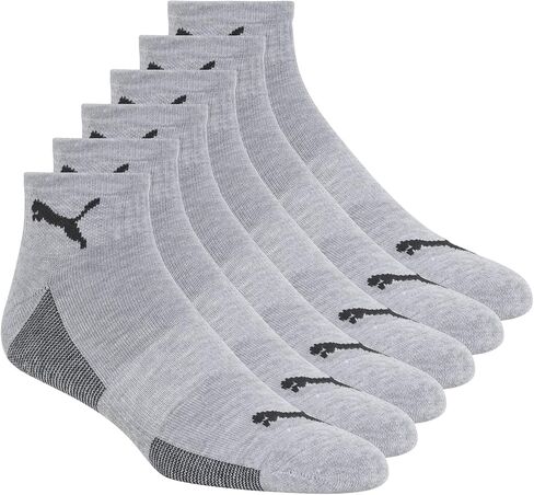 PUMA Men's 6 Pack Quarter Crew Socks in Saudi Arabia