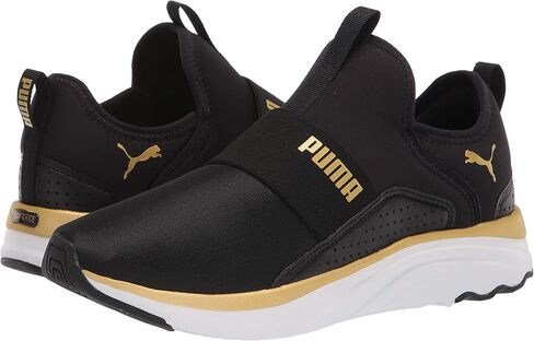 PUMA Womens Softride Sophia Slip On Running Sneakers Shoes - Black in Kuwait