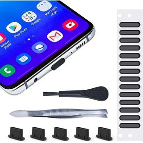 10X USB C Anti Dust Plug, USB Type C Dustproof Cover Protector Port Cover with Easy-Grip Tab Lanyard for iPhone 17/17 Pro/17 Pro Max/16 15 Pro Max, Samsung Galaxy S26 S25 S24 S23 S22,All USB C Devices in Saudi Arabia