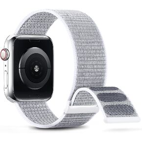Nylon Sport Band Compatible with Apple Watch Band 38mm 40mm 41mm 42mm 44mm 45mm 46mm 49mm, Adjustable Breathable Women Men Braided Strap Loop for iWatch Series 11/10/9/8/7/6/5/SE Ultra 3/2/1 in Saudi Arabia