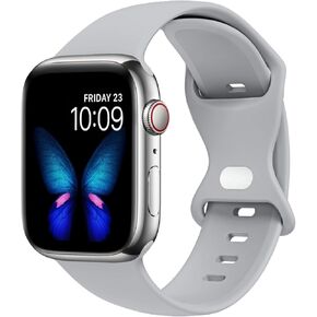أحزمة Tighesen الرياضية متوافقة مع سوار ساعة Apple 38 مم 40 مم 41 مم 42 مم 44 مم 45 مم 49 مم S/M M/L للنساء/الرجال ملحقات حزام استبدال السيليكون الناعم المقاوم للماء لسلسلة iWatch Ultra SE 8/7/6/5/4/3/2/1 (ضوء النجوم، 38/40/41 ملم صغير/متوسط) in Kuwait