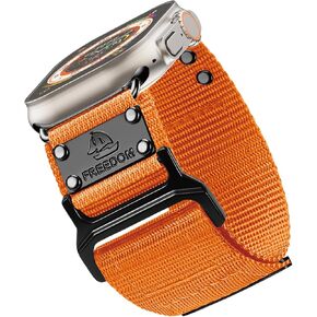 سوار رياضي من Suitisbest متوافق مع Apple Watch Ultra Band 49mm 45mm 44mm 42mm للرجال، سوار معصم رياضي من النايلون واسع جدًا لـ iWatch Ultra Series 8 7 6 5 SE in Kuwait