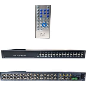 CCTV Camera Pros VM-16RT BNC Video Mux | 16 Channel CCTV Security Camera Multiplexer | Real-time Live Streaming Refresh Rate | Monitor Spot/Loop Out in Kuwait