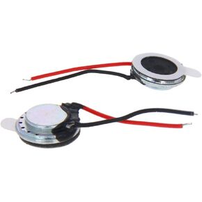 Fielect DIY Magnetic Speaker 0.5W 8 Ohm 10mm Diameter Round Shape Replacement Loudspeaker 1pcs