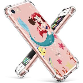 حافظة STSNano لجهاز iPod Touch 5/6/7، غطاء سيليكون ناعم من مادة TPU بتصميم رسوم متحركة لطيفة، تصميم Love Stch، حماية مرحة وواضحة وواقية، رفيعة للغاية ومضادة للصدمات، حافظات للأطفال لأجهزة iPod Touch 7&6&5 in Kuwait
