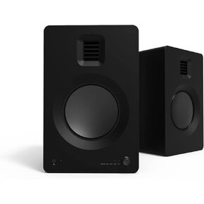 Kanto TUK Powered Speaker with Headphone Out | Built-in USB DAC | Dedicated RCA with Phono Pre-amp | Bluetooth 4.2 | AMT Tweeter and 5.25" Aluminum Driver | Pair | Matte Black
