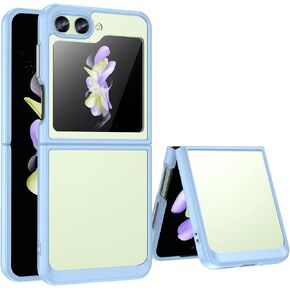 حافظة USTIYA لهاتف Samsung Galaxy Z Flip 5 5G غطاء حماية شفاف من مادة TPU (شفاف)