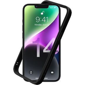 حافظة RhinoShield ممتصة للصدمات متوافقة مع [iPhone 14] | CrashGuard NX - غطاء حماية بتصميم نحيف ممتص للصدمات 3.5M / 11ft حماية من السقوط - أسود in Kuwait