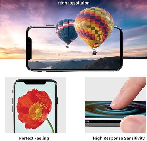 مجموعة استبدال شاشة iPhone 14، محول رقمي لإصلاح شاشة LCD الخلوية مقاس 6.1 بوصة تعمل باللمس مع طقم إصلاح + واقي شاشة in Kuwait