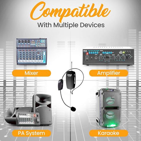 Pyle Home Home Audio Power Amplifier System with Bluetooth - 2X120W Mini Dual Channel Mixer Sound Stereo Receiver Box w/ RCA, AUX, Mic Input - For Amplified Speakers, PA, Theater, Studio Use -PTA4 in Kuwait
