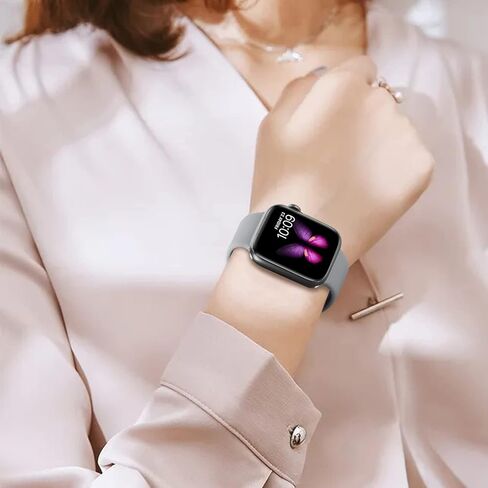 أحزمة Tighesen الرياضية متوافقة مع سوار ساعة Apple 38 مم 40 مم 41 مم 42 مم 44 مم 45 مم 49 مم S/M M/L للنساء/الرجال ملحقات حزام استبدال السيليكون الناعم المقاوم للماء لسلسلة iWatch Ultra SE 8/7/6/5/4/3/2/1 (ضوء النجوم، 38/40/41 ملم صغير/متوسط) in Kuwait