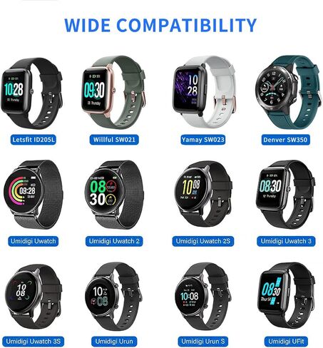 3.3FT Smart Watch Charger Magnetic, USB Charging Cable for YAMAY VeryFitPro SW023 ID205L SW021 ID205U ID205S SW025 Uwatch 3 3S 2 2S in Kuwait