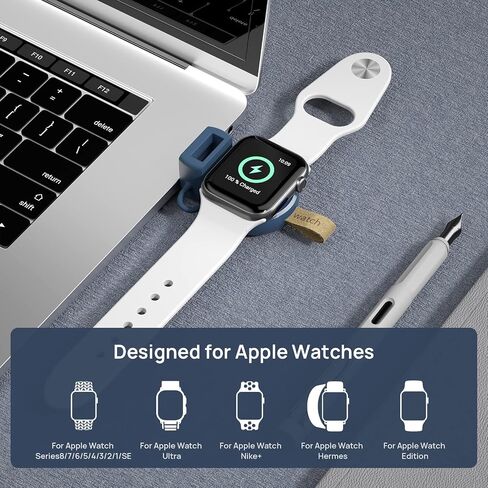 شاحن NEWDERY لساعة Apple Watch Travel iWatch USB للشحن السريع اللاسلكي in Kuwait