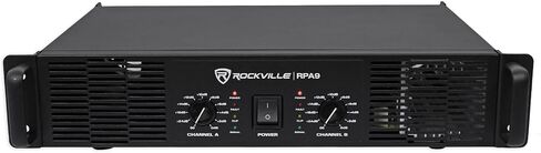 Rockville RPA5 1000w Peak / 400w RMS (200 x 2) 2 Channel Power Amplifier Pro/DJ Amp in Saudi Arabia