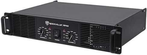 Rockville RPA5 1000w Peak / 400w RMS (200 x 2) 2 Channel Power Amplifier Pro/DJ Amp in Saudi Arabia