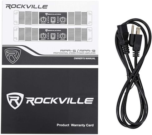 Rockville RPA5 1000w Peak / 400w RMS (200 x 2) 2 Channel Power Amplifier Pro/DJ Amp in Saudi Arabia