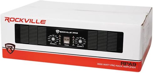 Rockville RPA5 1000w Peak / 400w RMS (200 x 2) 2 Channel Power Amplifier Pro/DJ Amp in Saudi Arabia