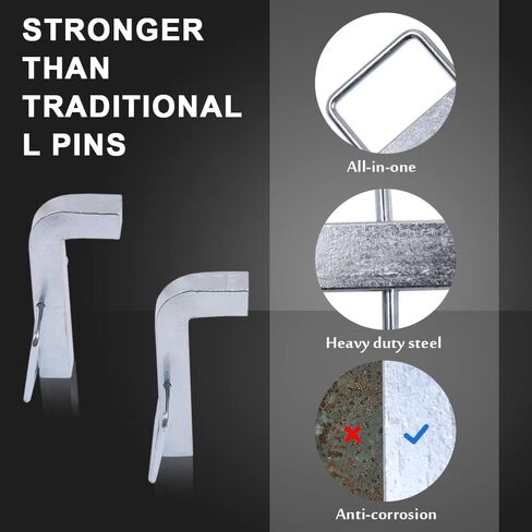 2PCS Snap L Pins Equalizer لتوزيع الوزن المعادل عقبات مجموعة زوج مشبك هادئ in Kuwait