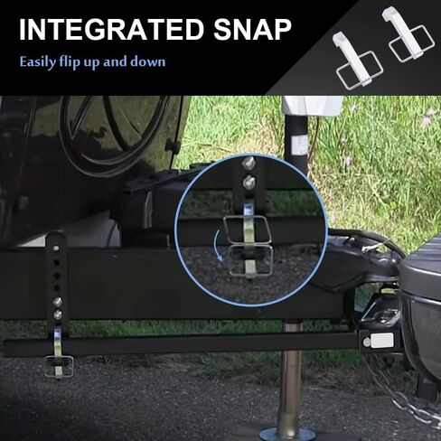 2PCS Snap L Pins Equalizer لتوزيع الوزن المعادل عقبات مجموعة زوج مشبك هادئ in Kuwait