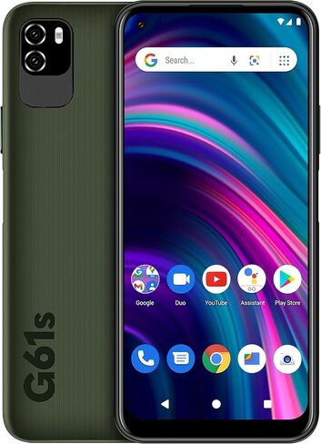 بلو جي 61 اس | 2023 | بطارية تدوم 3 أيام | مفتوح| شاشة HD+ مقاس 6.5 بوصات | ضمان أمريكي| 64/4 جيجابايت | (برونزية) in Kuwait