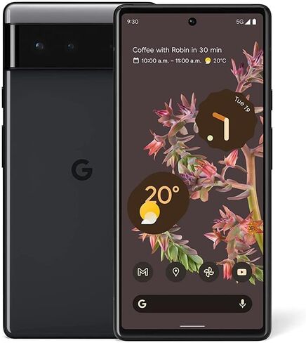 Google Pixel 6 – 5G Android Phone - Unlocked Smartphone with Wide and Ultrawide Lens - 128GB - Kinda Coral in Kuwait