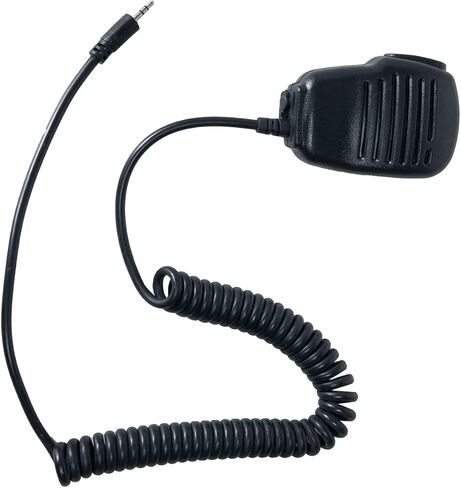 ميكروفون مكبر صوت محمول من Sarcia Cobra، ميكروفون كتف 1 دبوس 2.5 مم مع كابل معزز لملحقات راديو Cobra Talkabout Walkie Talkie ثنائية الاتجاه، مقبس صوت 3.5 مم، أسود in Kuwait
