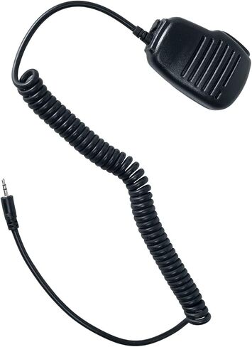 ميكروفون مكبر صوت محمول من Sarcia Cobra، ميكروفون كتف 1 دبوس 2.5 مم مع كابل معزز لملحقات راديو Cobra Talkabout Walkie Talkie ثنائية الاتجاه، مقبس صوت 3.5 مم، أسود in Kuwait