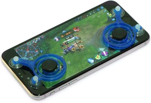 2 قطعة/الوحدة البسيطة الهاتف المحمول لعبة المقود شاشة تعمل باللمس المقود للهواتف الذكية اللوحي ممر الألعاب المادية in Kuwait