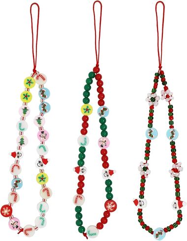 Beaded Phone Charm, Smiley Face Beaded Phone Lanyard Wrist Strap Fruit Letter Pearl Rainbow Handmade Clay Beads Anti Lost Phone (1 yellow smile) in Saudi Arabia
