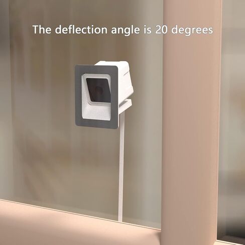 Angled Window Mount Compatible with Wyze Cam v4 Cam V3, 20 Degrees Tilt ( Up/Down/Left/Right ), Through Window Use Cam v3 v4 , Turn Wyze Camera into a Window Camera for Outdoor Monitoring | 20 Degrees Tilt Wyze V4 Window Mount for Indoor/Outdoor Monitorin in Saudi Arabia