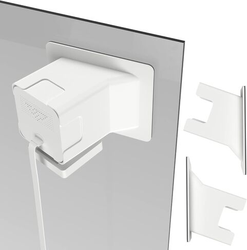 Angled Window Mount Compatible with Wyze Cam v4 Cam V3, 20 Degrees Tilt ( Up/Down/Left/Right ), Through Window Use Cam v3 v4 , Turn Wyze Camera into a Window Camera for Outdoor Monitoring | 20 Degrees Tilt Wyze V4 Window Mount for Indoor/Outdoor Monitorin in Saudi Arabia