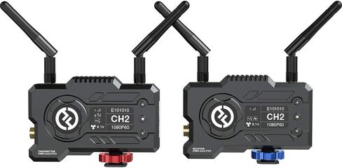 حزمة نظام نقل الفيديو اللاسلكي Hollyland Mars 400S PRO SDI/HDMI مع حزمة بطارية ليثيوم أيون 2x وشاحن تيار متردد/تيار مستمر in Kuwait