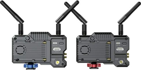 حزمة نظام نقل الفيديو اللاسلكي Hollyland Mars 400S PRO SDI/HDMI مع حزمة بطارية ليثيوم أيون 2x وشاحن تيار متردد/تيار مستمر in Kuwait
