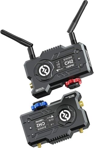 حزمة نظام نقل الفيديو اللاسلكي Hollyland Mars 400S PRO SDI/HDMI مع حزمة بطارية ليثيوم أيون 2x وشاحن تيار متردد/تيار مستمر in Kuwait