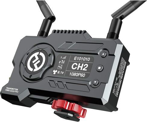حزمة نظام نقل الفيديو اللاسلكي Hollyland Mars 400S PRO SDI/HDMI مع حزمة بطارية ليثيوم أيون 2x وشاحن تيار متردد/تيار مستمر in Kuwait