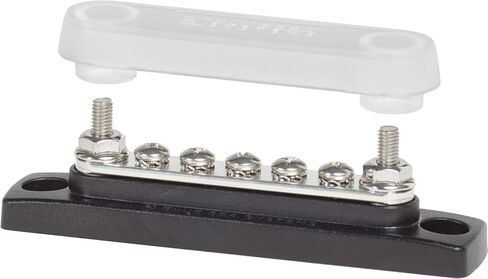 Blue Sea Systems 2300 150 Amp Common BusBar with 10 screws and a cover in Saudi Arabia