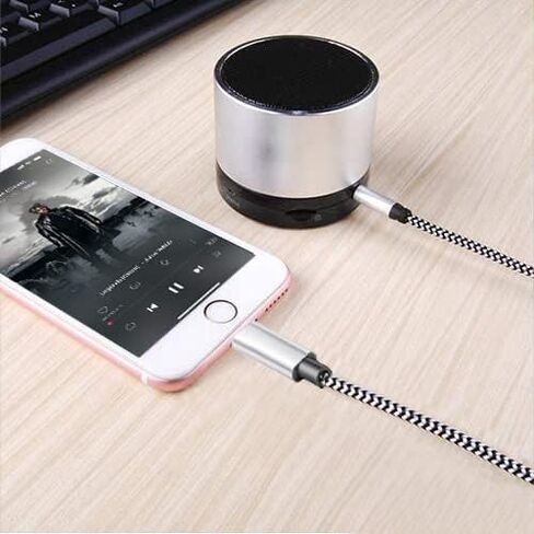 كابل صوت Wahbite Lightning إلى 3.5 ملم متوافق مع iPhone 13/12/11/XR/XS/X/8/7/6 Plus/SE 2، iPad in Kuwait