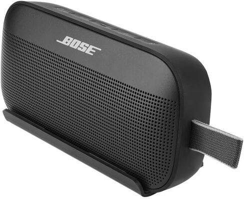 Coyktonty حامل مكبر الصوت حامل لـ Bose SoundLink Flex المثبت الشفاف حامل عرض أكريليك رف عرض يدعم دعامة المهد in Kuwait
