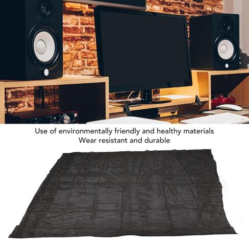 120 x 90cm Stereo Speaker Grill Mesh Cloth, Speaker Fabric Cloth Cover, Dustproof Waterproof Speaker Mesh Cloth Protective Grille Cover for Stereo Audio Speaker Repair in Saudi Arabia