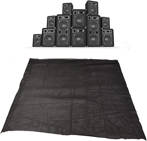 120 x 90cm Stereo Speaker Grill Mesh Cloth, Speaker Fabric Cloth Cover, Dustproof Waterproof Speaker Mesh Cloth Protective Grille Cover for Stereo Audio Speaker Repair in Saudi Arabia