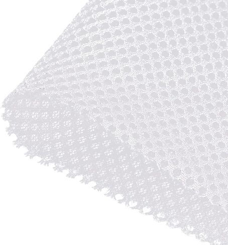 Rebower Speaker Grill Cloth Stereo Mesh Fabric Protective Dustproof Cloth, [for Home Speaker Repair] - 19.7 Inch x 63 Inch/White in Saudi Arabia