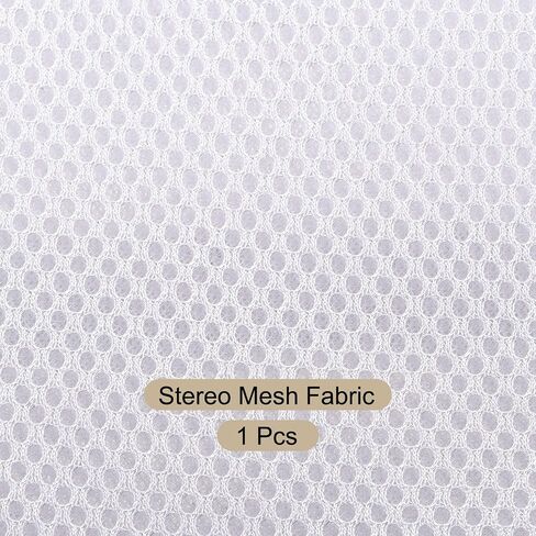 Rebower Speaker Grill Cloth Stereo Mesh Fabric Protective Dustproof Cloth, [for Home Speaker Repair] - 19.7 Inch x 63 Inch/White in Saudi Arabia