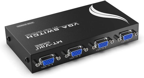MT-VIKI 2 Port VGA Switch Video Selector Switcher Box (2 Input 1 Output) in Kuwait